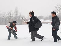 2008年1月陜西乾縣《快樂關中漢》小片拍攝