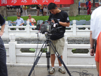 2008年3月濟南《拉麵》拍攝現場