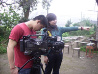 2009年3月19日《少林鋼鐵俠》與攝像拍攝小片