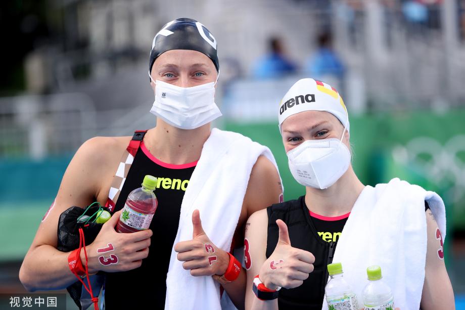 [圖]馬拉松游泳女子10公里-巴西選手奪冠辛鑫獲第八