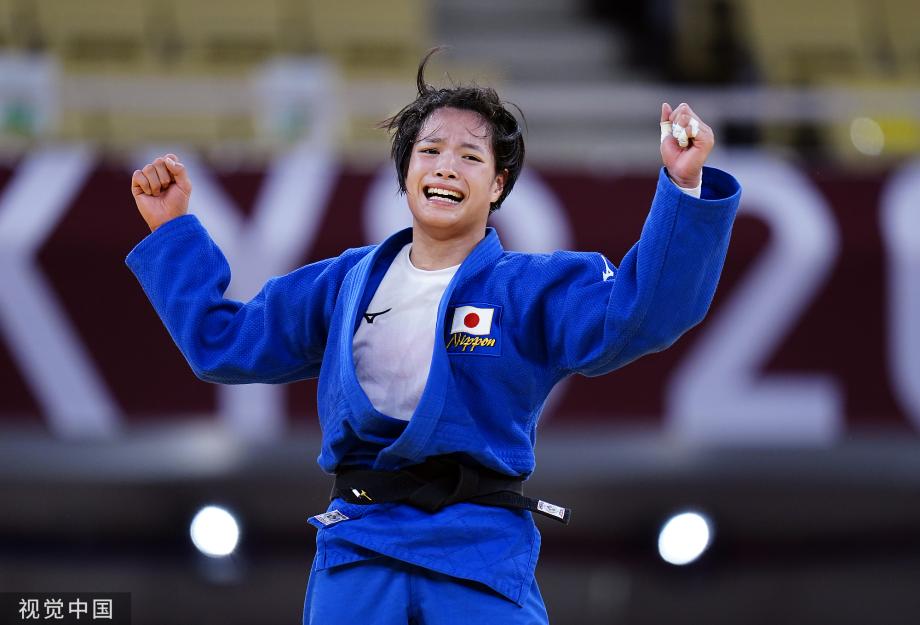 [圖]東京奧運會柔道女子52公斤級 阿部詩奪金