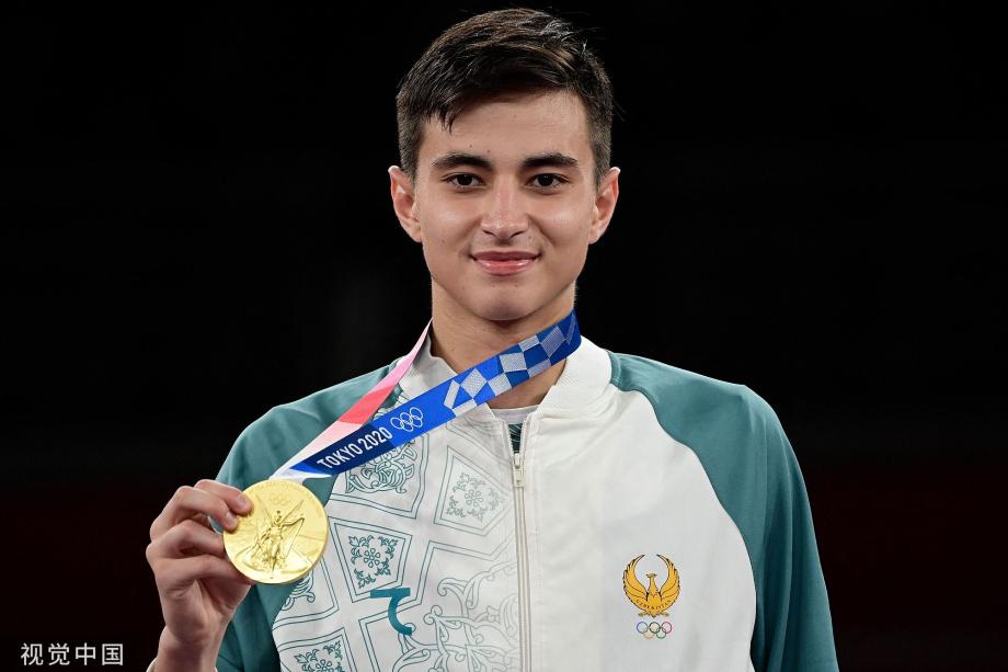 [圖]跆拳道男子68公斤級 烏茲別克斯坦選手奪冠