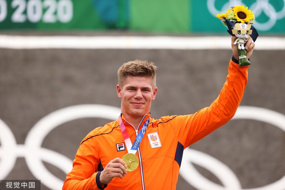 [圖]小輪車競速男子組 荷蘭選手基曼恩·尼克奪冠