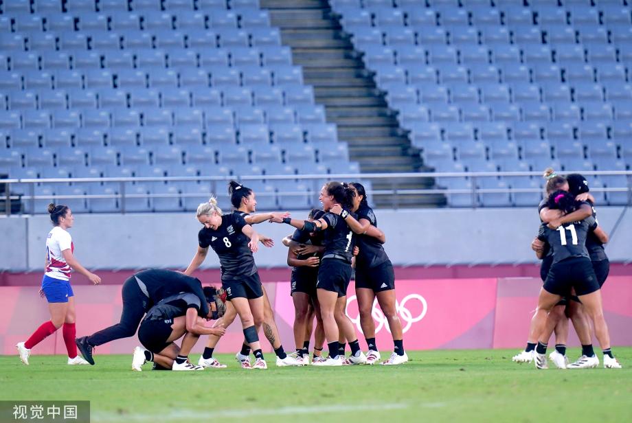 [圖]七人制橄欖球女子決賽：新西蘭隊獲得金牌