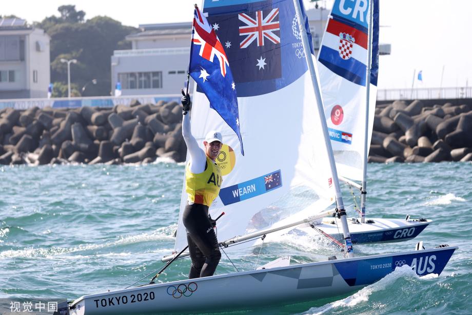 [圖]帆船男子單人艇激光級-澳大利亞選手獲得冠軍