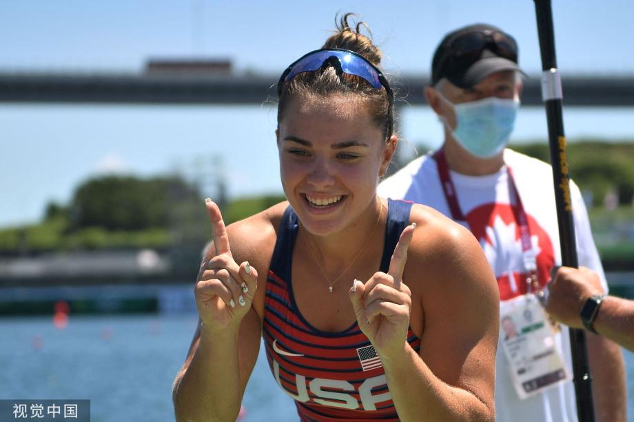 [圖]女子200米單人划艇-美國選手奪金 林文君第六