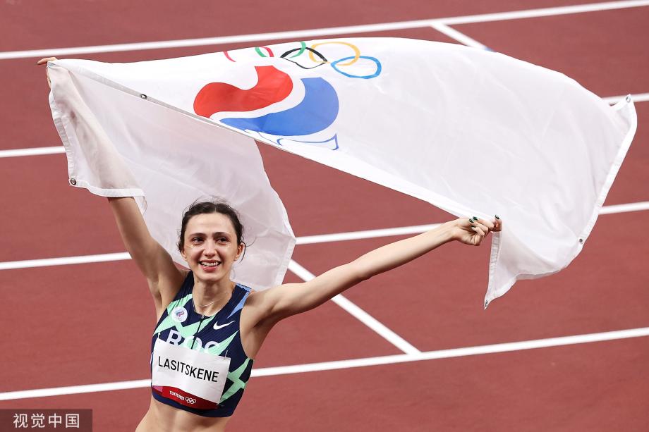 [圖]田徑女子跳高決賽 拉錫茨肯涅-瑪麗婭獲得金牌