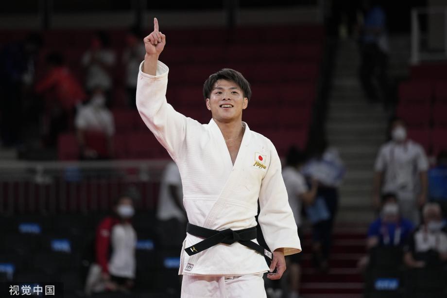 [圖]東京奧運會柔道男子66公斤級 阿部一二三奪冠