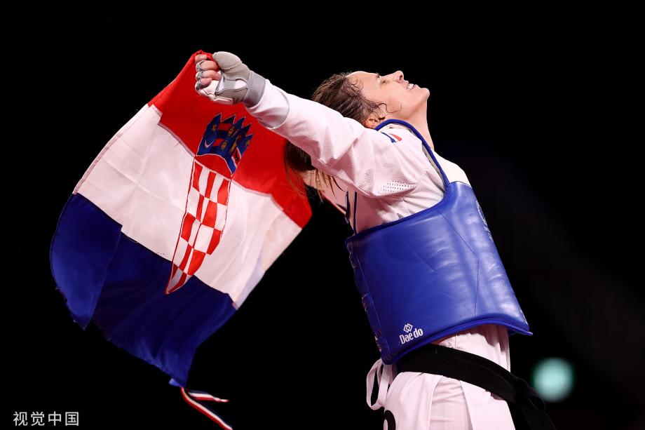 [圖]奧運會跆拳道女子67公斤級決賽：傑立卡奪冠
