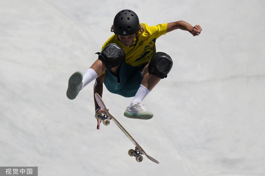 [圖]奧運滑板男子公園賽-澳大利亞選手帕爾默摘金