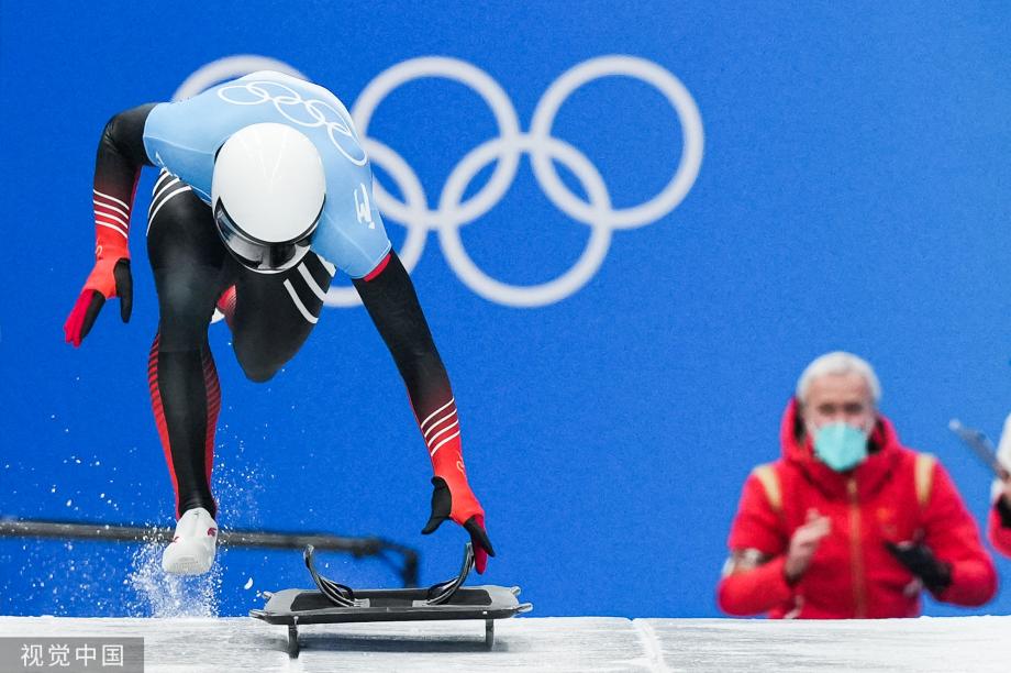 [圖]冬奧男子鋼架雪車閆文港摘銅 德國選手包攬金銀