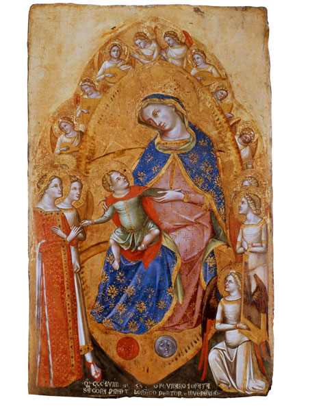 聖凱瑟琳的神秘婚姻（複製品）93cm×58cm  意大利威尼斯美術學院美術館藏