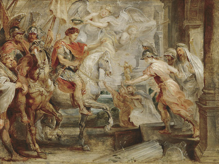 君士坦丁凱旋羅馬（油畫）　魯本斯