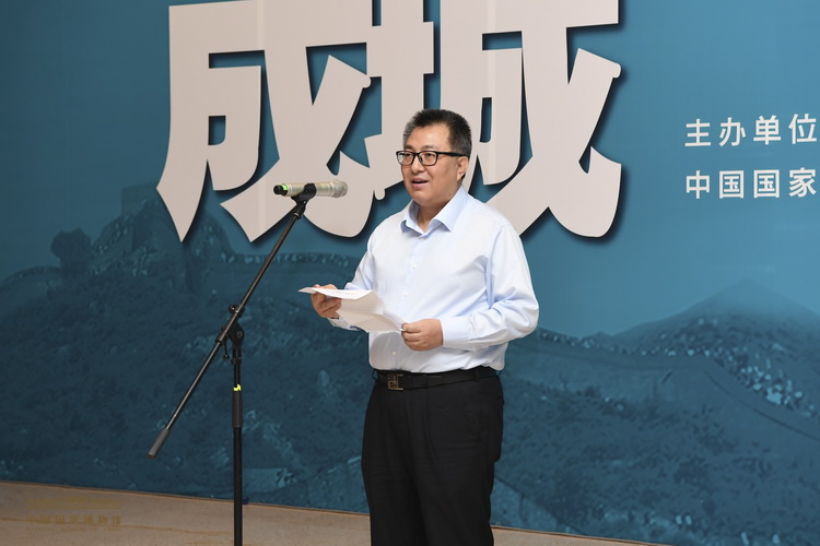 中國國家博物館館長王春法在開幕式上致辭