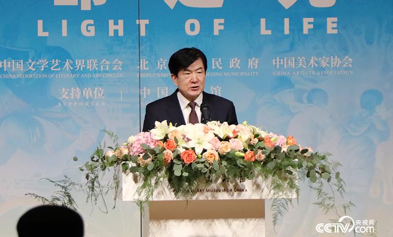 中國文聯黨組成員、副主席，書記處書記李屹在開幕式上致辭