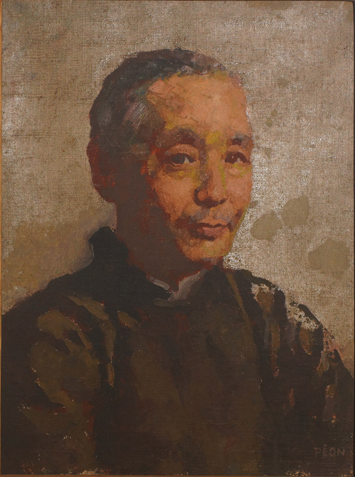 1933年5月10日，徐悲鴻在巴黎網球競技場美術館舉辦中國美術展覽會時的海報