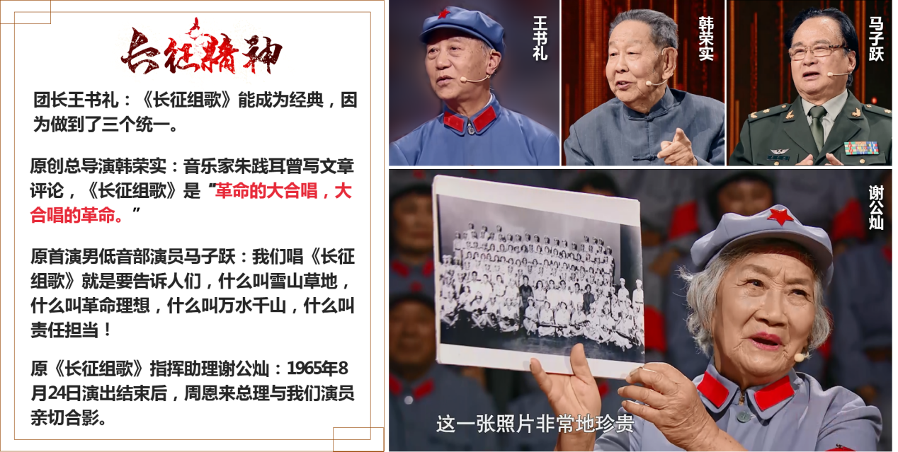 北京老戰友合唱藝術團團員代表