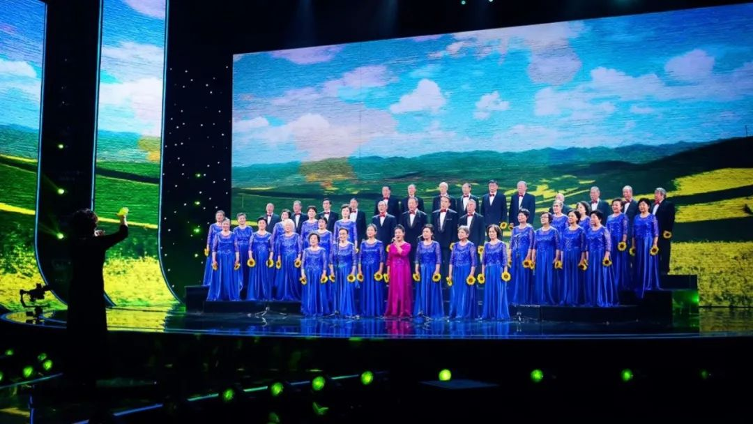 中國農科院老幹部藝術團合唱一團演出現場