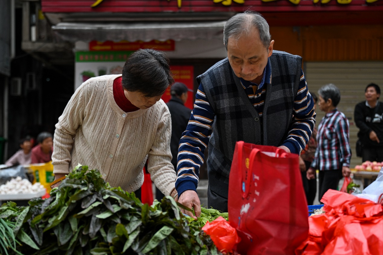 2020年11月23日，三明市廣源路菜市場。