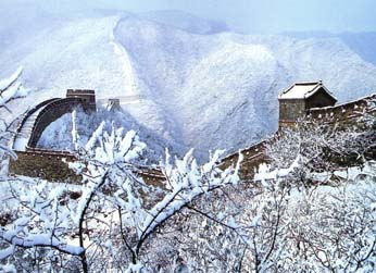 長城雪景