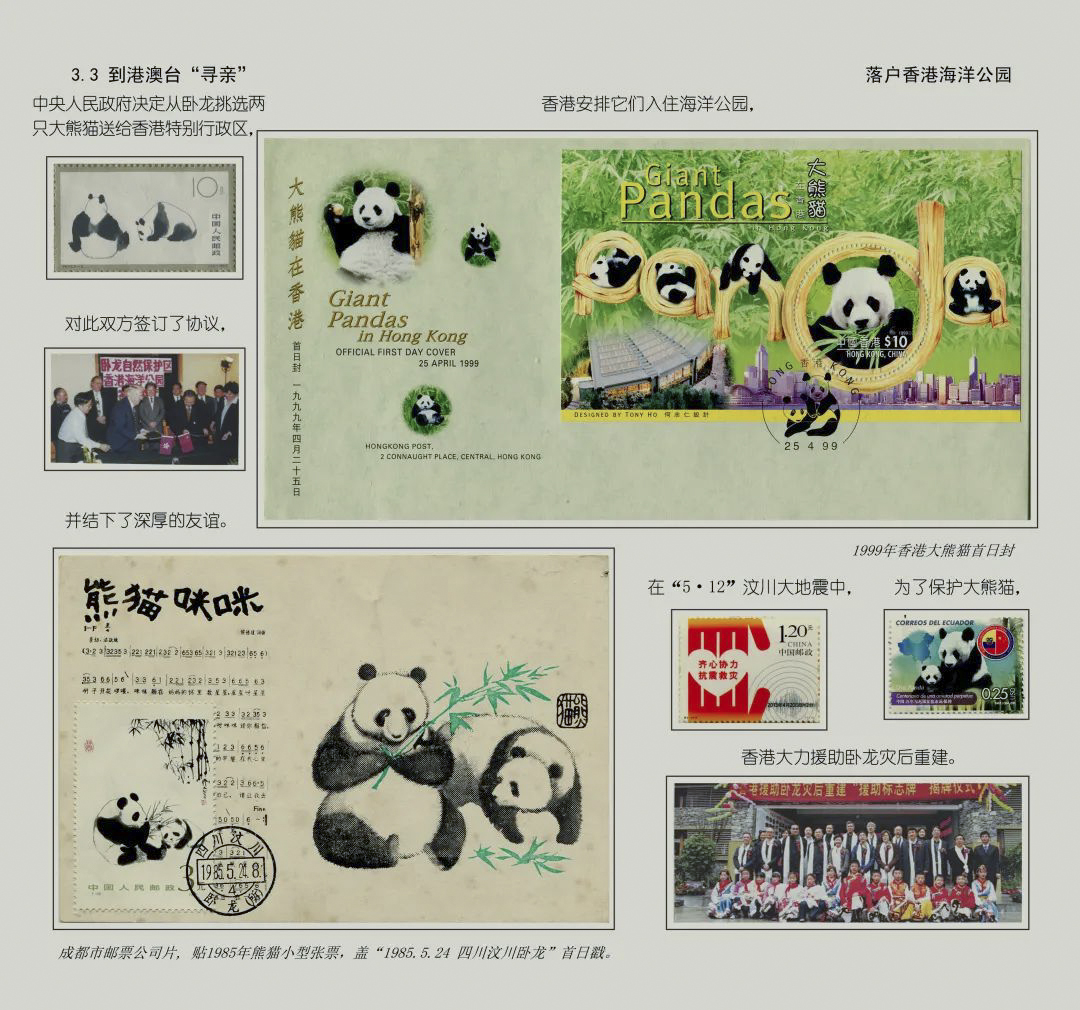 《大熊貓郵集圖鑒》內頁