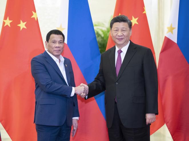 習近平會見菲律賓總統杜特爾特