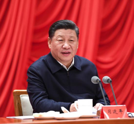 2019年1月21日,省部級主要領導幹部堅持底線思維着力防範化解重大風險專題研討班在中央黨校開班。習近平在開班式上發表重要講話。新華社記者 饒愛民 攝