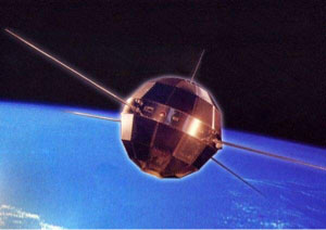 我國第一顆人造衛星“東方紅一號”