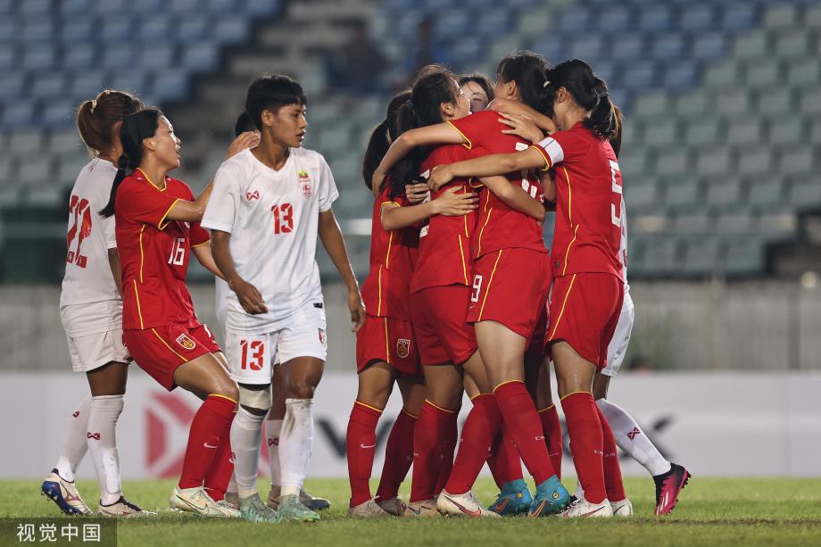 [圖]中國U20女足三戰全勝晉級亞洲盃決賽圈