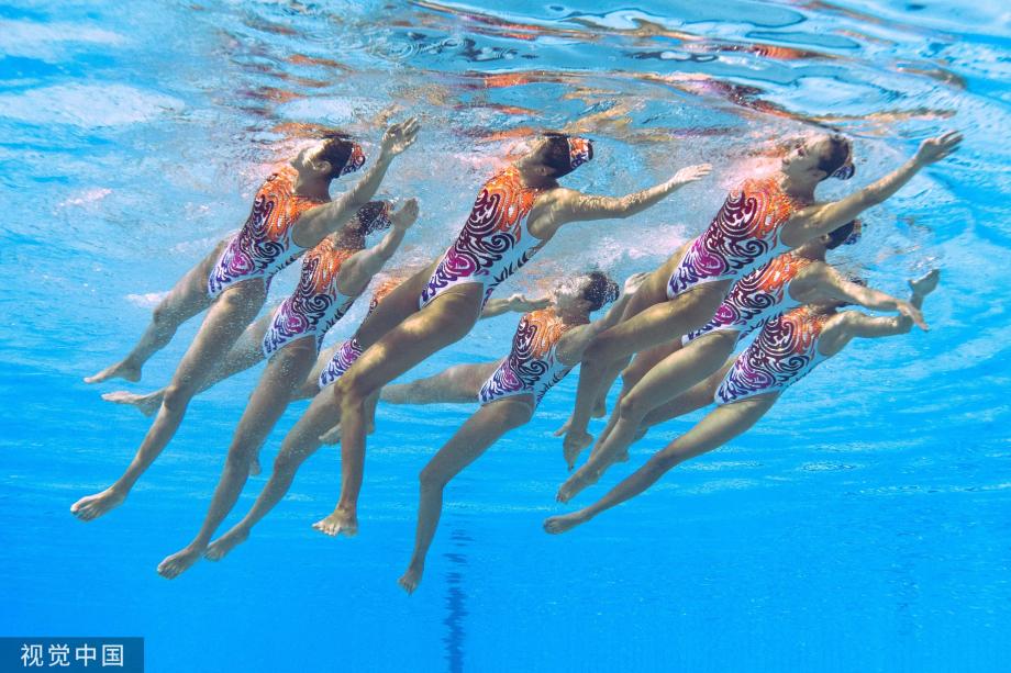 [圖]游泳世錦賽-第四金！中國隊集體自由自選首奪冠