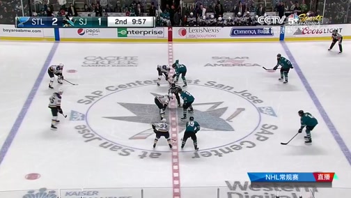 [NHL]常規賽：聖路易斯藍調VS聖何塞鯊魚 第二節