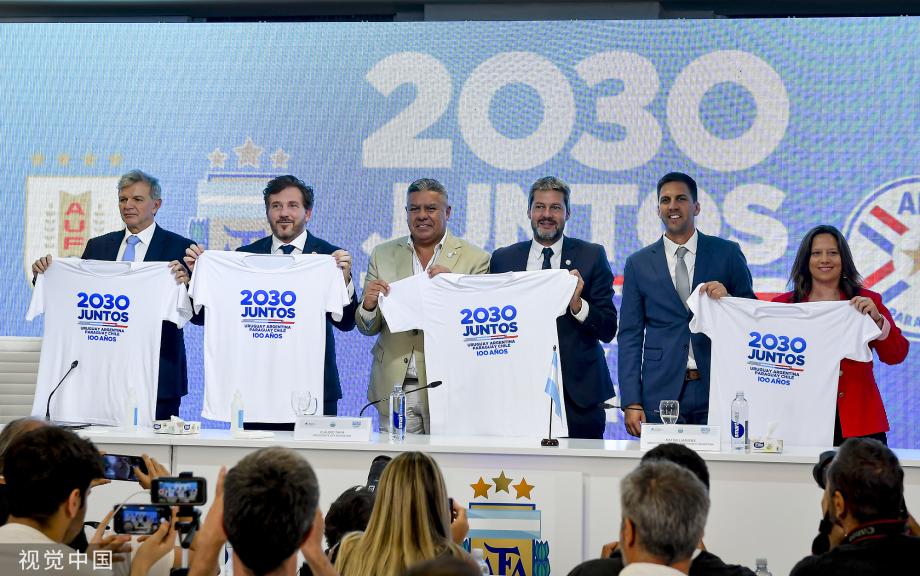 [圖]阿烏巴智四國聯合申辦2030年世界盃
