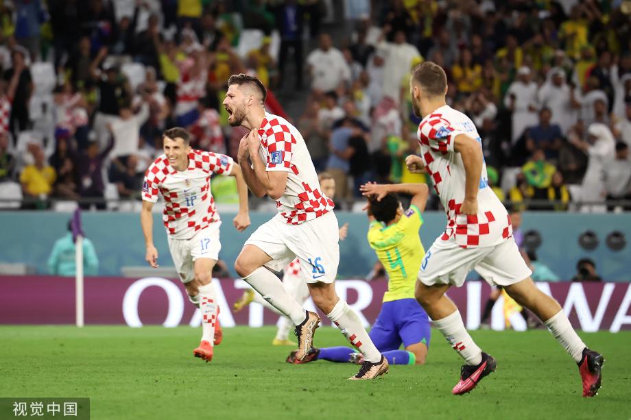 [圖]世界盃-克羅地亞點球淘汰巴西 第三次挺進4強
