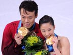 JO 2010-Patinage artistiques-Couple : victoire des Chinois Shen Xue et Zhao Hongbo 