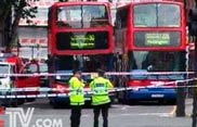 倫敦警方封鎖事故現場