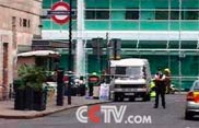 倫敦警方封鎖事故現場