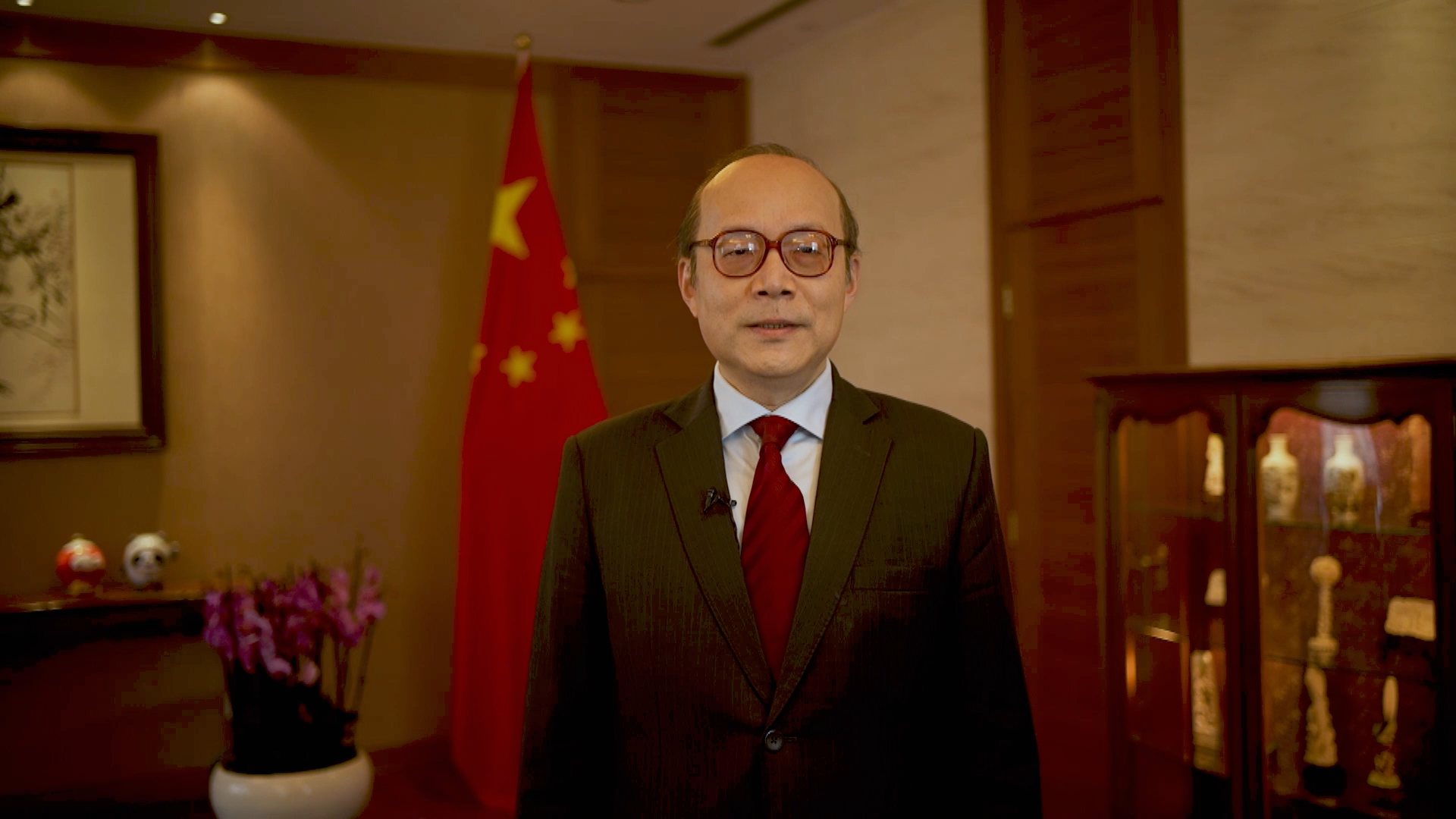 中國常駐聯合國日內瓦辦事處和瑞士其他國際組織代表陳旭大使在日內瓦發表致辭