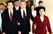 胡錦濤和夫人參觀哈總統府