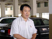 車隊副隊長李傑英接受採訪