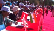 各國代表簽署和平宣言