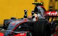 F1匈牙利大獎賽正賽 漢密爾頓車內舉雙拳
