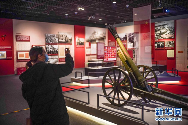 3月9日，觀眾在首都博物館參觀。新華社記者 彭子洋 攝