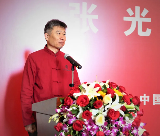 展覽開幕式由山東省美術家協會副秘書長王寧主持