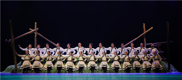 呼和浩特民族演藝集團民族歌舞劇院有限公司選送舞蹈《浪漫草原》（主辦方供圖）
