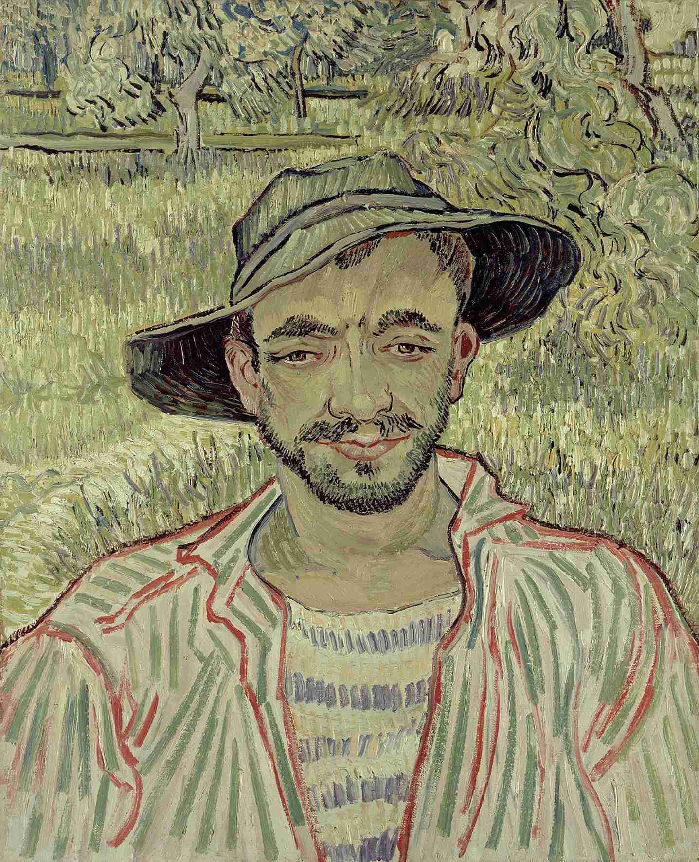  園丁（油畫）  1889年 文森特·梵高