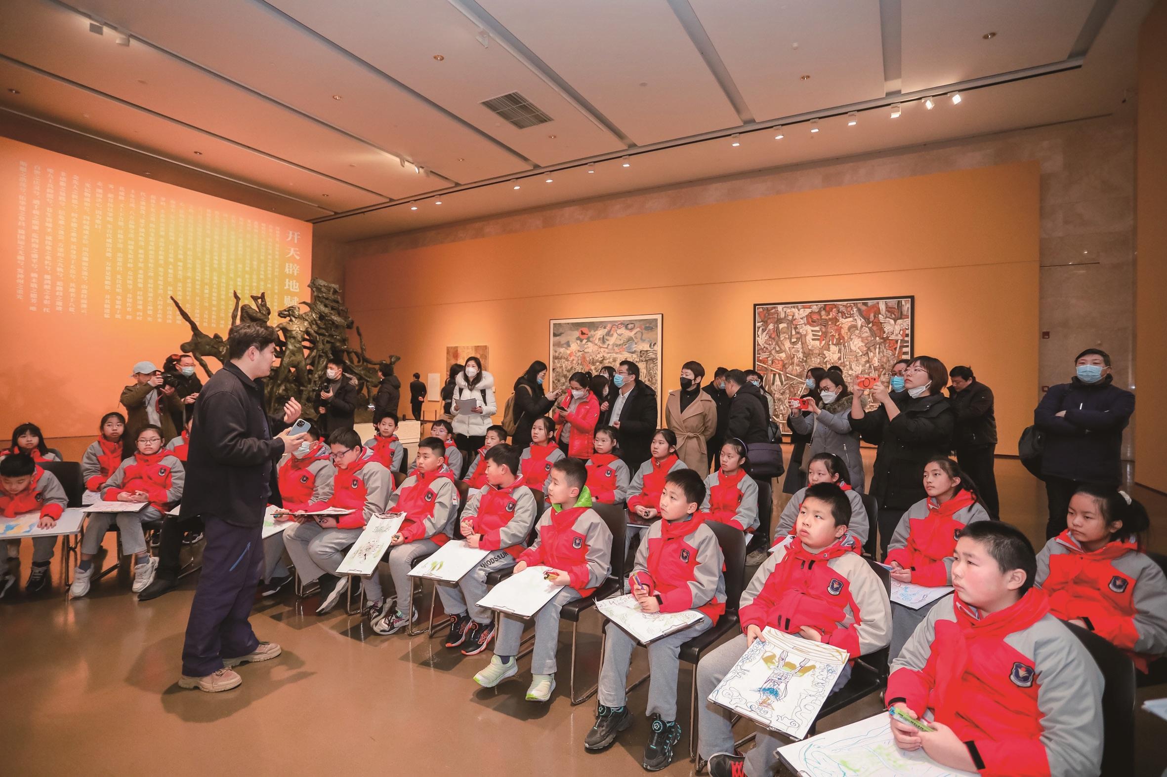 中華藝術宮（上海美術館）為小學生帶來“開學第一課”