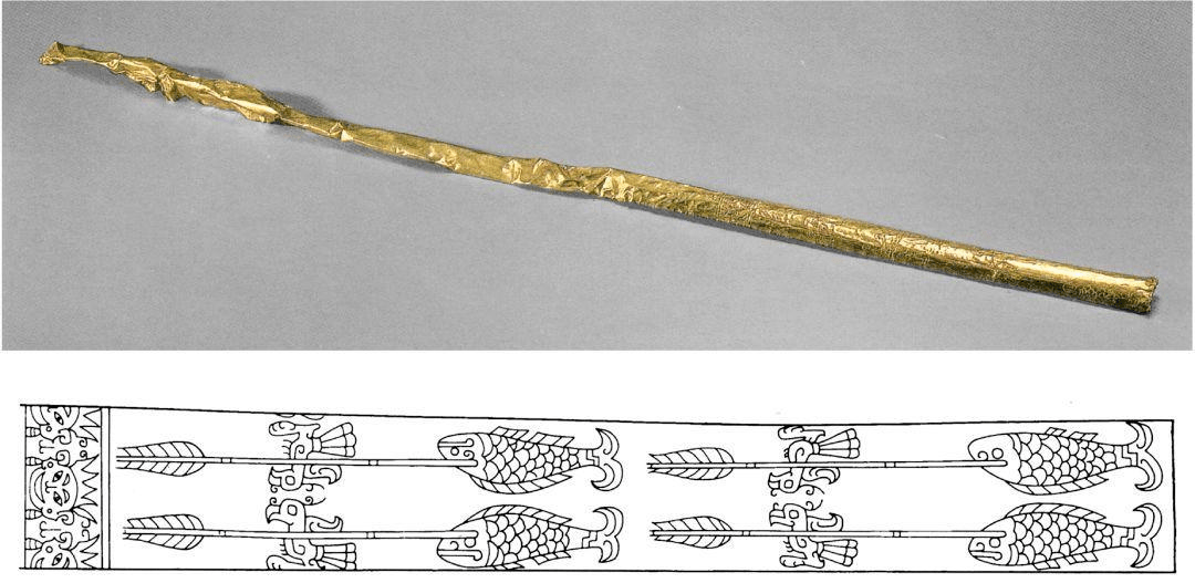 金杖——“蜀王”形象參考