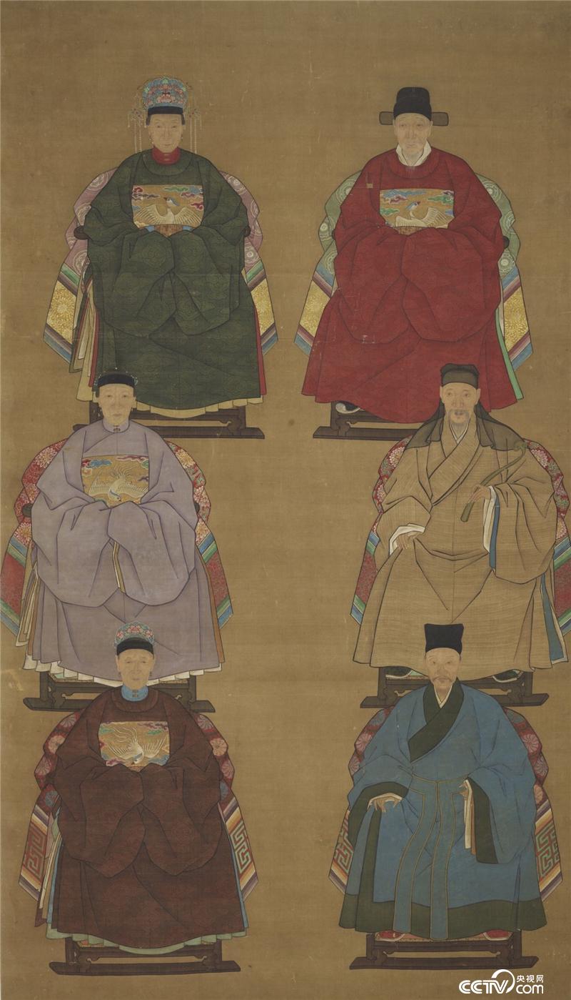 影像  佚名  絹本設色   年代不詳 167cm×95cm 明代 中國美術館藏