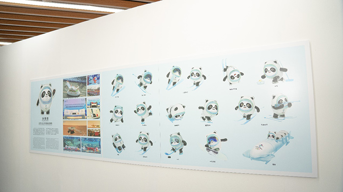 廣州美術學院走進迪拜世博會主題活動迪拜分會場“冰墩墩”設計成果展