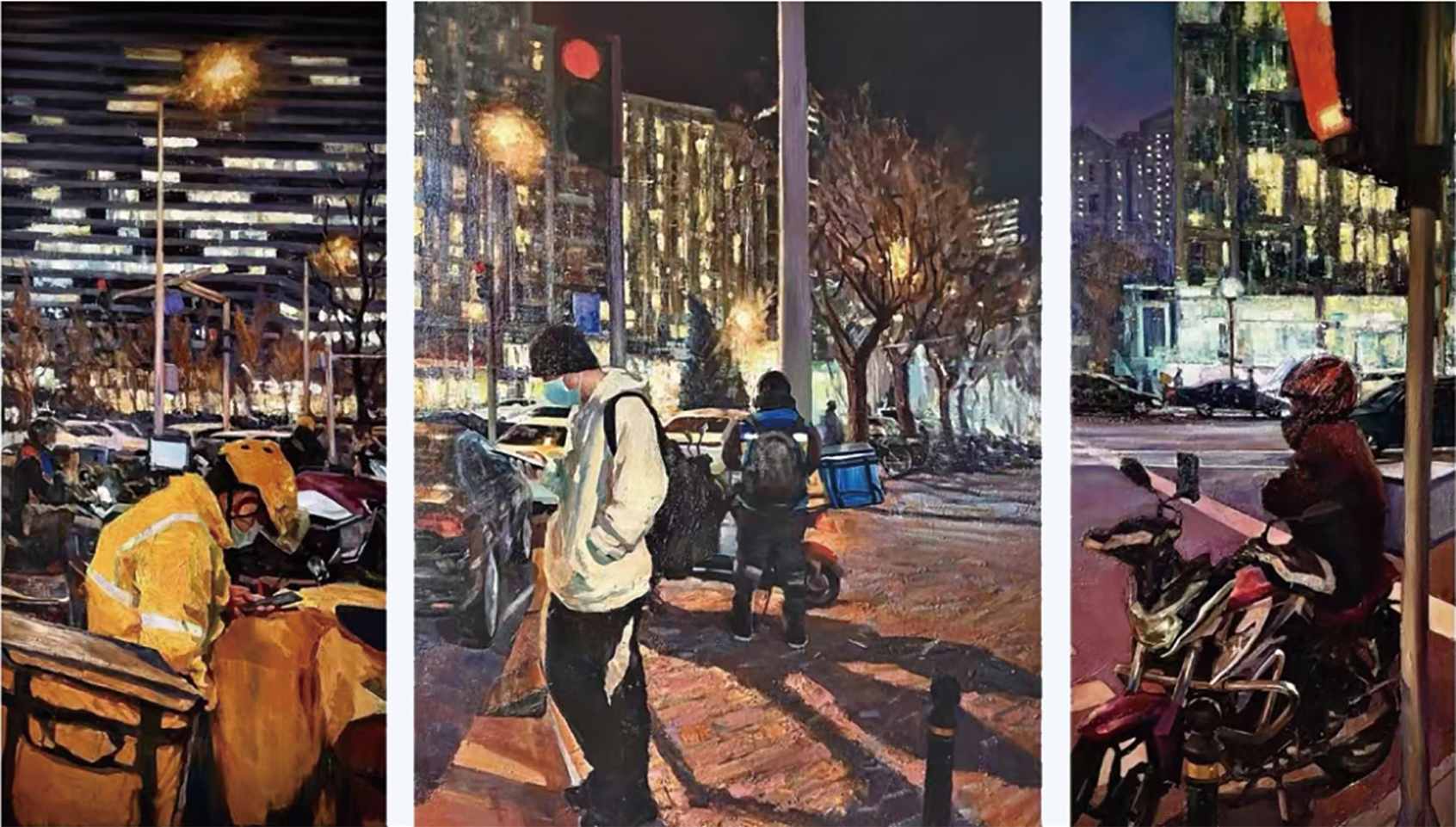 星夜（油畫） 馮曉瑋 中央美術學院